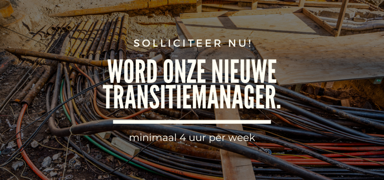 De herinrichting van de stedelijke ondergrond vraagt om jou!